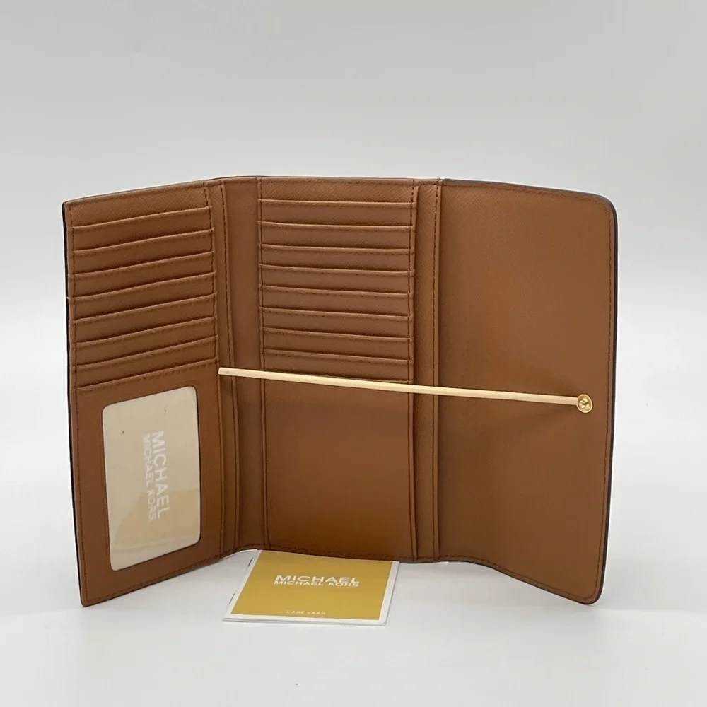 Michael Kors Large Trifold Wallet Luggage - Picture 5 of 8